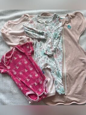 Baby Girl Newborn Bundle | Kickee Pants + Love to Dream